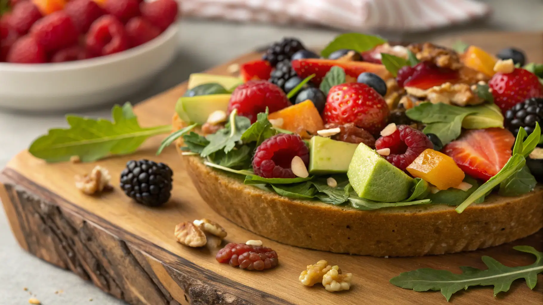 Close-up of roam diet recipe
