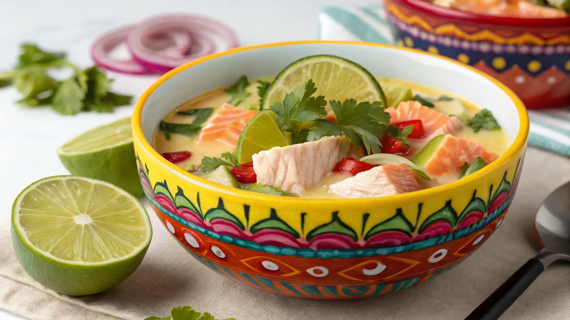 Delicious Leche de Tigre served in a bowl