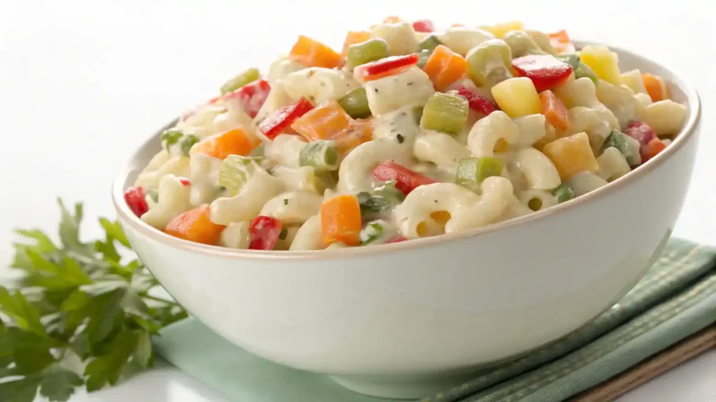 Classic Macaroni Salad in a bowl
