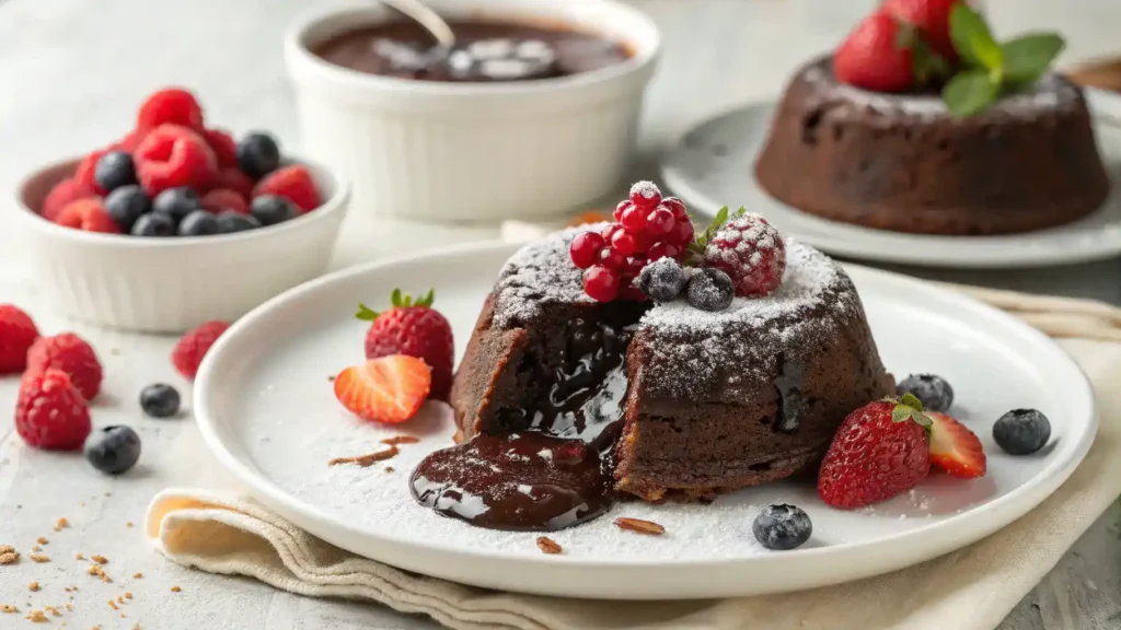 Decadent Air Fryer Chocolate Lava Cake