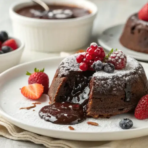 Decadent Air Fryer Chocolate Lava Cake