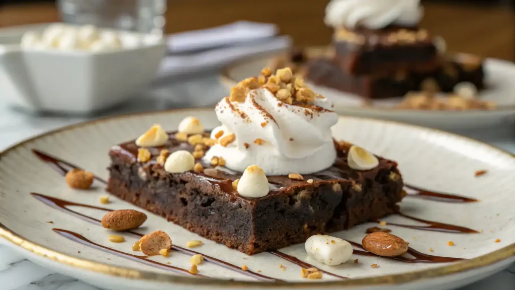 Brownies With Fluff And Crunch