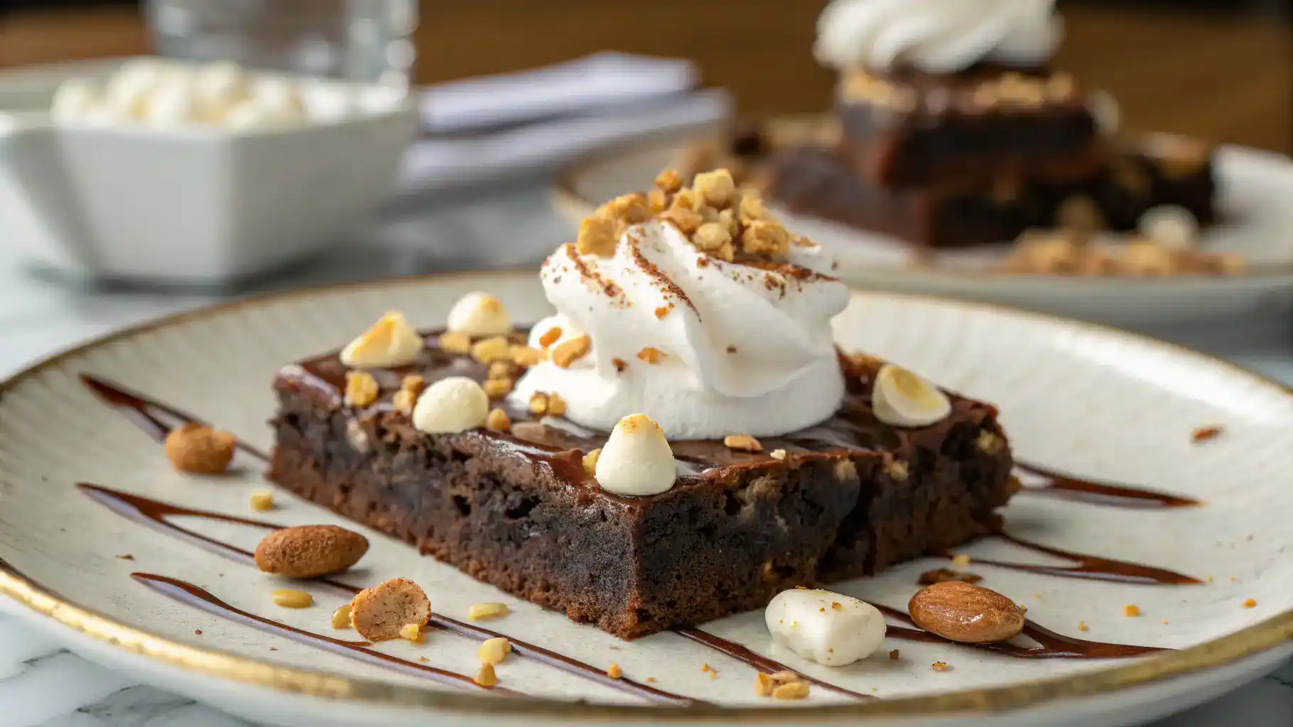 Brownies With Fluff And Crunch