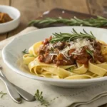 Plated Lamb Ragu d'Abruzzo