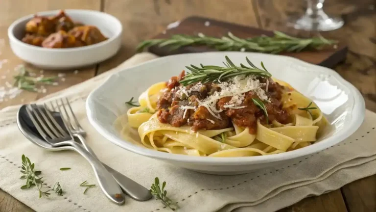 Plated Lamb Ragu d'Abruzzo