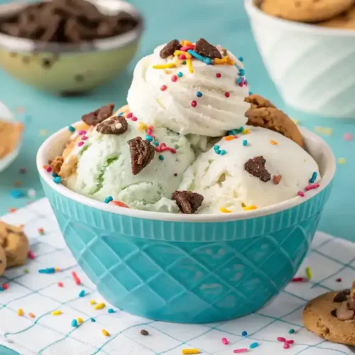 Delicious Cookie Monster Ice Cream