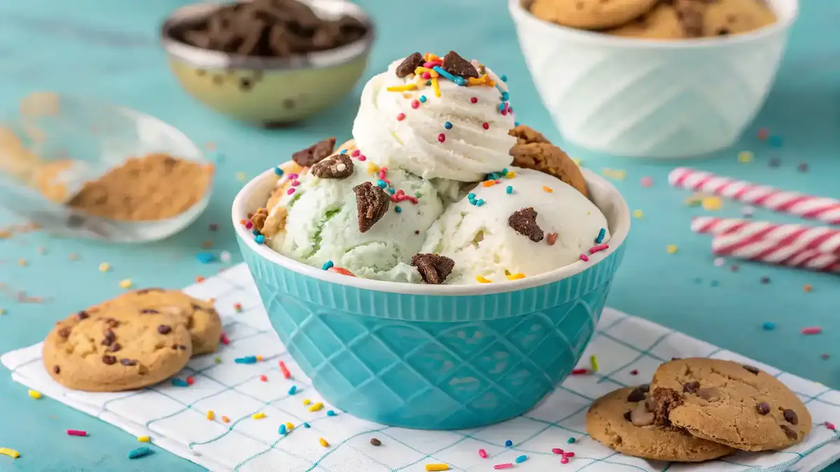 Delicious Cookie Monster Ice Cream