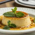 Creamy Custard with Caramel Topping