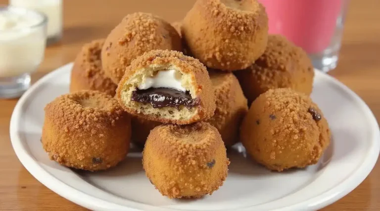 Crispy Fried S’mores Bites