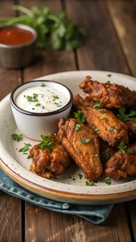 Delicious Frozen Chicken Wings in Air Fryer