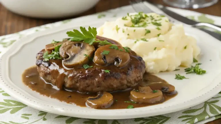 Salisbury Steak with Mushroom Gravy