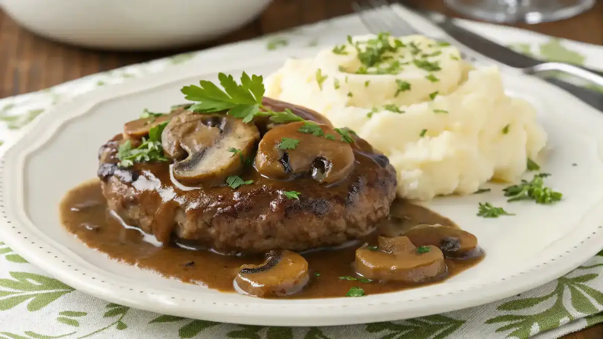 Salisbury Steak with Mushroom Gravy