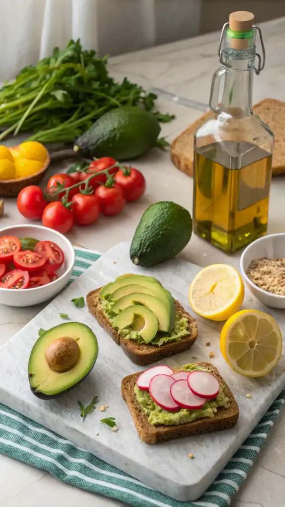 Ingredients for Avocado on Toast