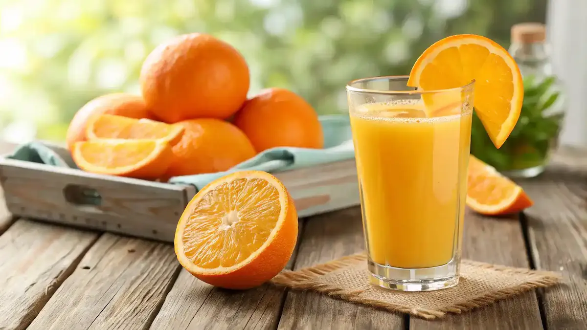 Freshly squeezed orange juice
