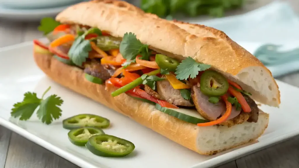 Authentic Banh Mi Sandwich