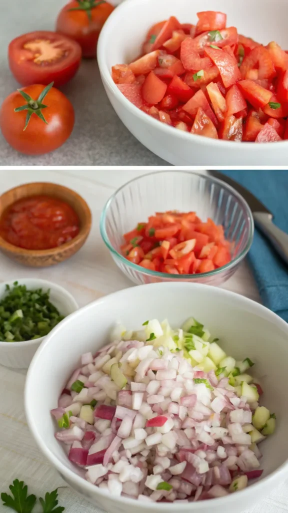 Making Pico de Gallo
