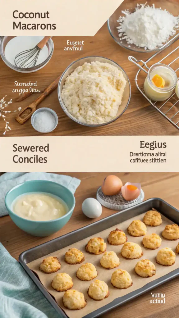 Making Coconut Macaroons