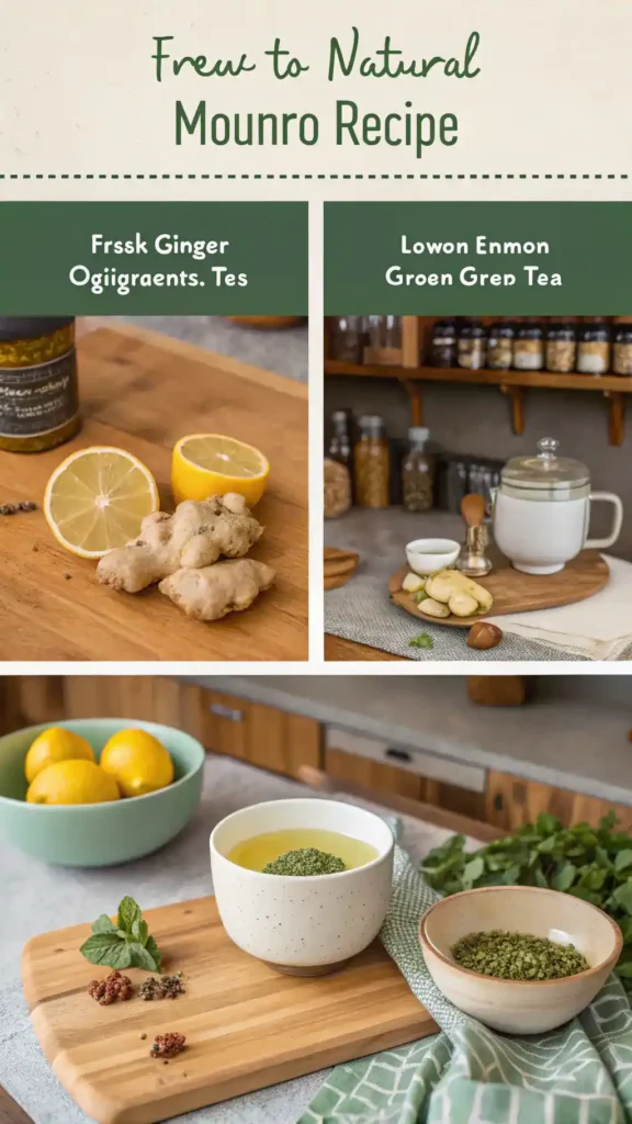 Step-by-step process of making Natural Mounjaro Recipe