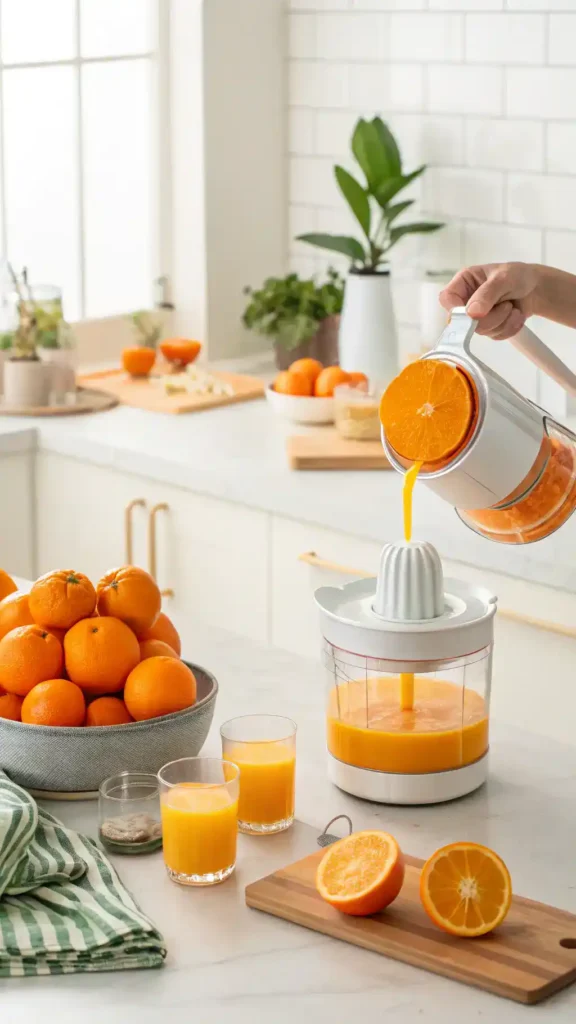 Step-by-step guide to storing orange juice