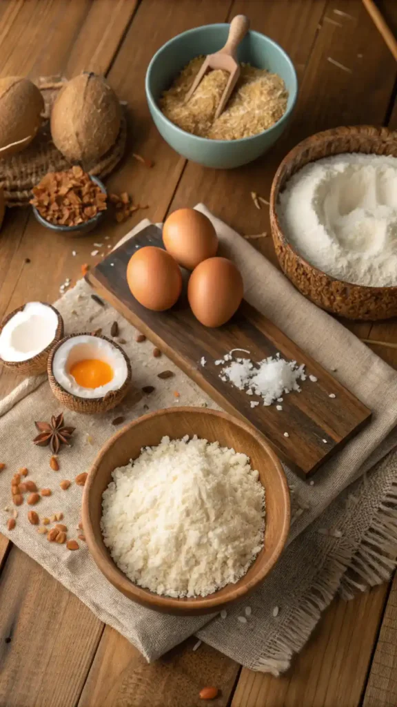 Ingredients for Coconut Macaroons