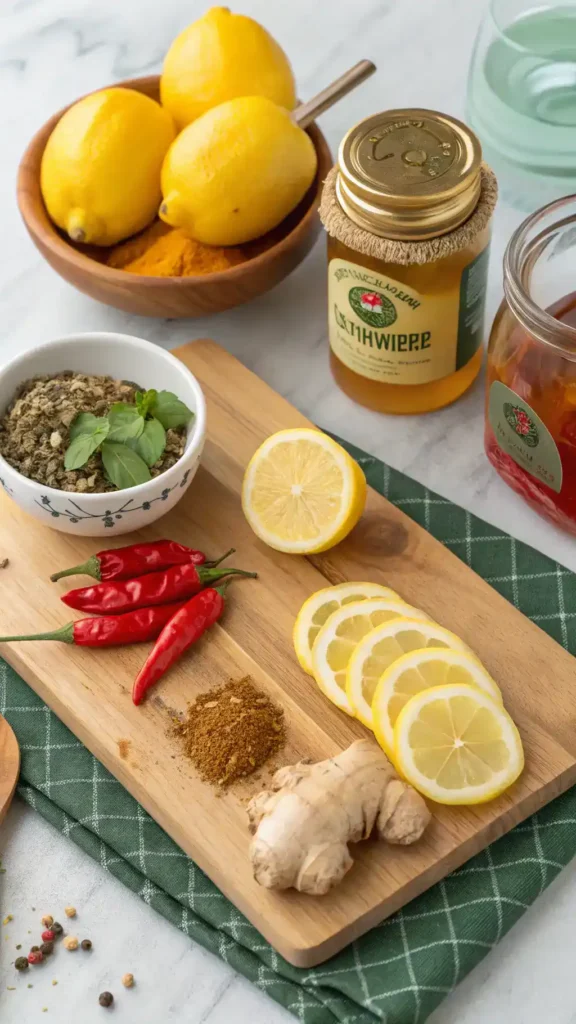 Ingredients for Natural Mounjaro Recipe