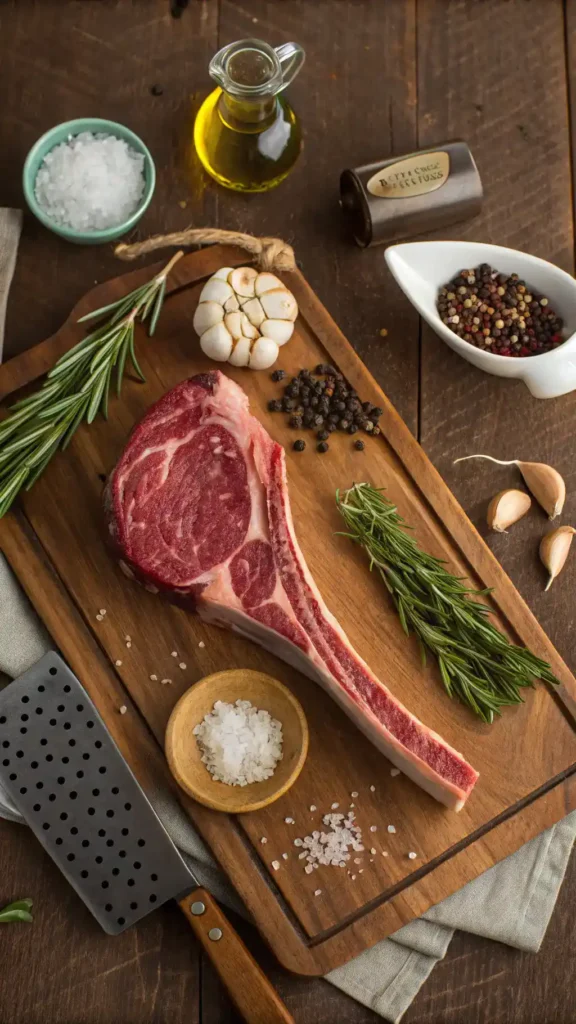 Ingredients for Tomahawk Steak