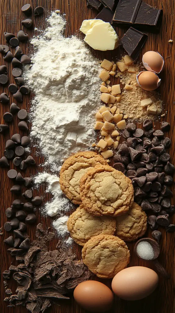 Key Ingredients for American Cookies