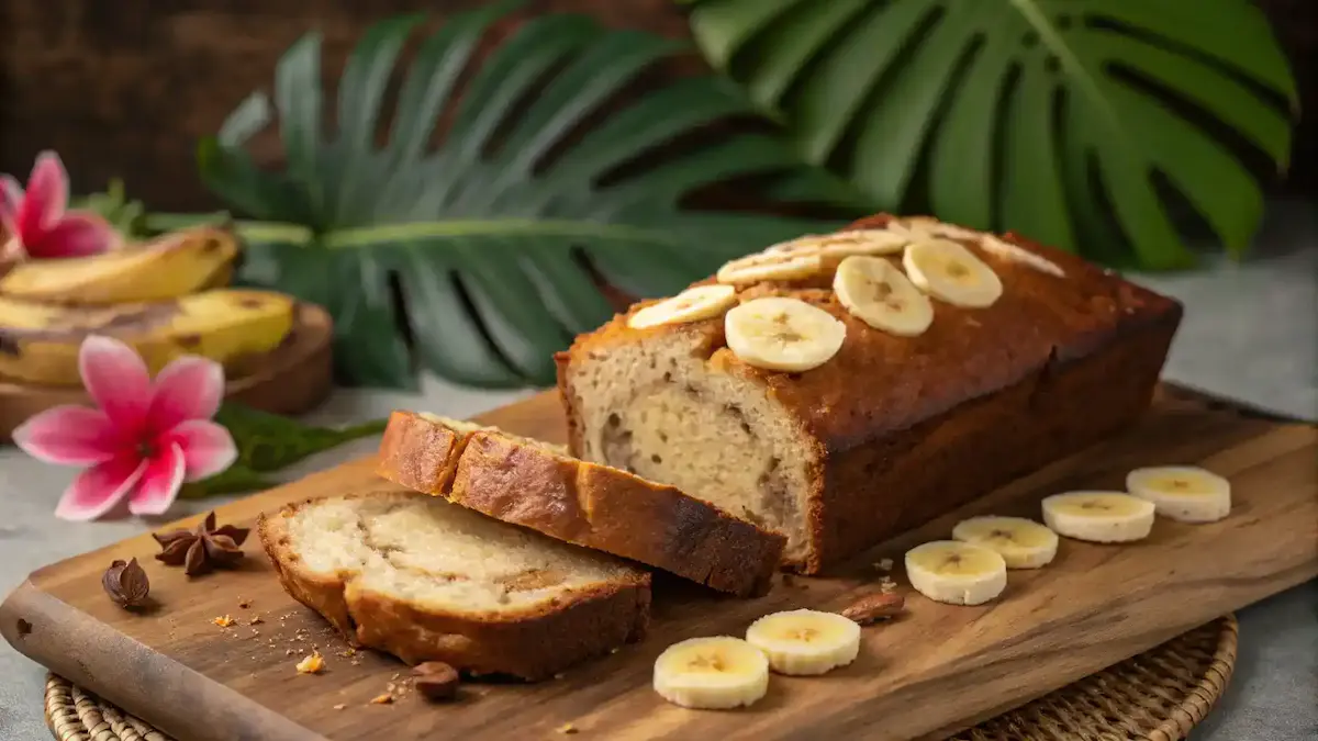 Tropical Hawaiian Banana Bread
