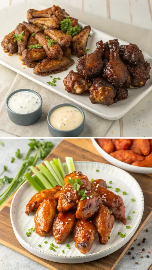 Variety of Costco Chicken Wings