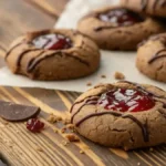 Freshly Baked Chocolate Thumbprint Cookies