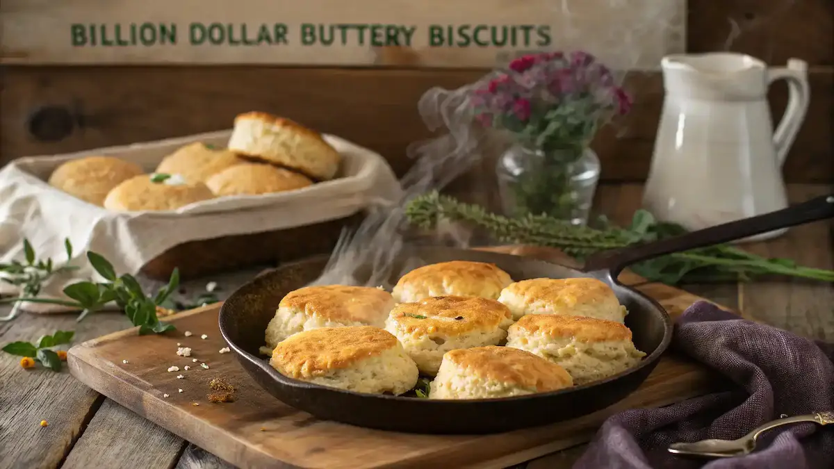 Freshly Baked Billion Dollar Buttery Biscuits