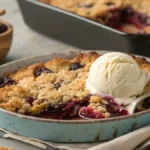 Freshly Baked Blackberry Crumble