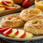 Freshly Baked Crescent Cheese Danishes