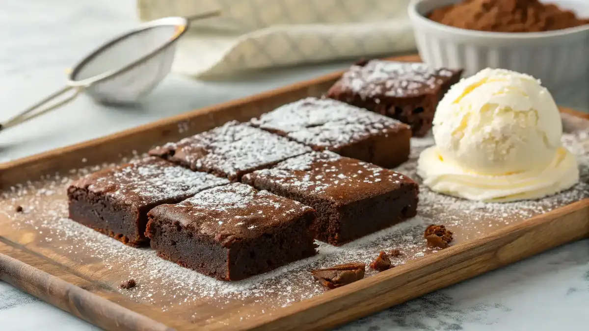 Freshly Baked Lunch Lady Brownies