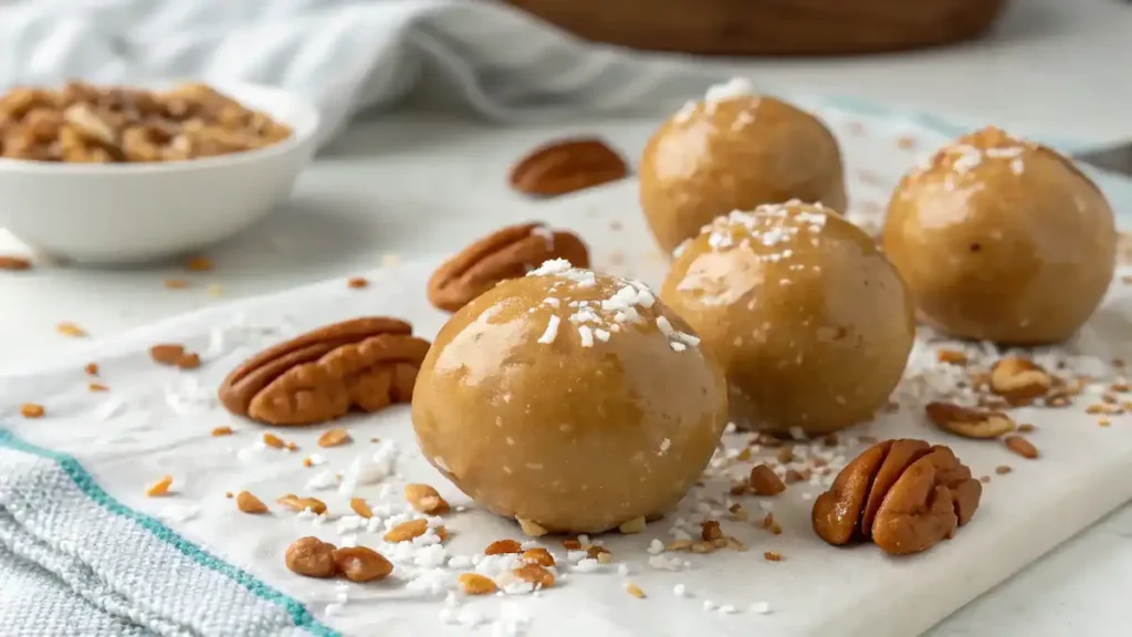 No-Bake Pecan Pie Balls