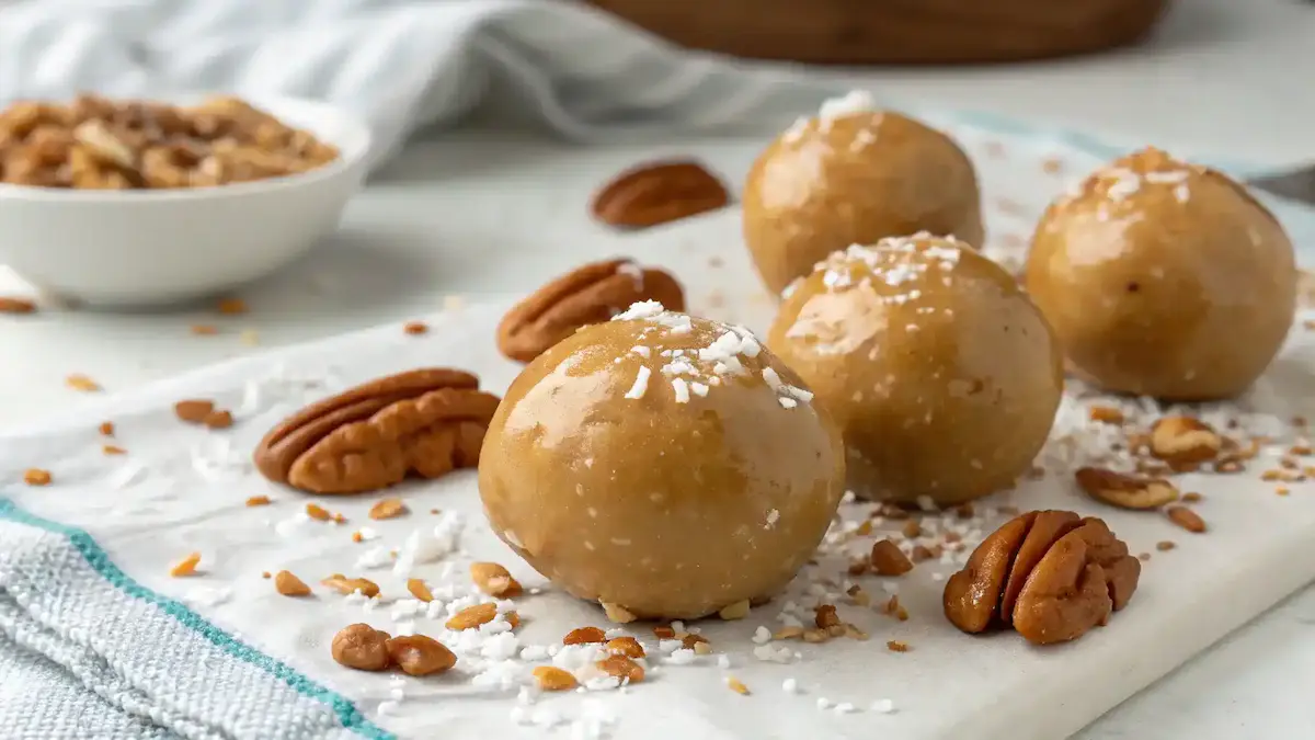 No-Bake Pecan Pie Balls