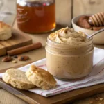 Texas Roadhouse Cinnamon Honey Butter Spread served with biscuits