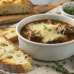 Delicious French Onion Short Rib Soup