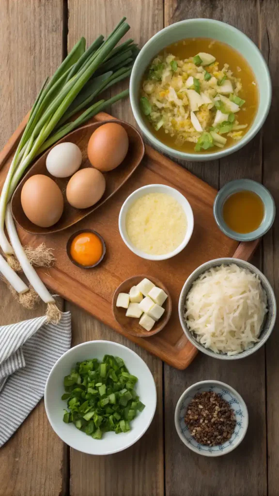 Ingredients for Egg Drop Soup