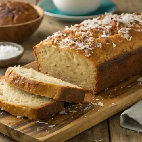 Freshly Baked Hawaiian Coconut Banana Bread