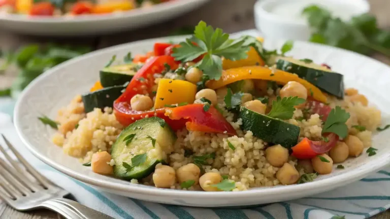 Delicious gluten-free vegetarian dish