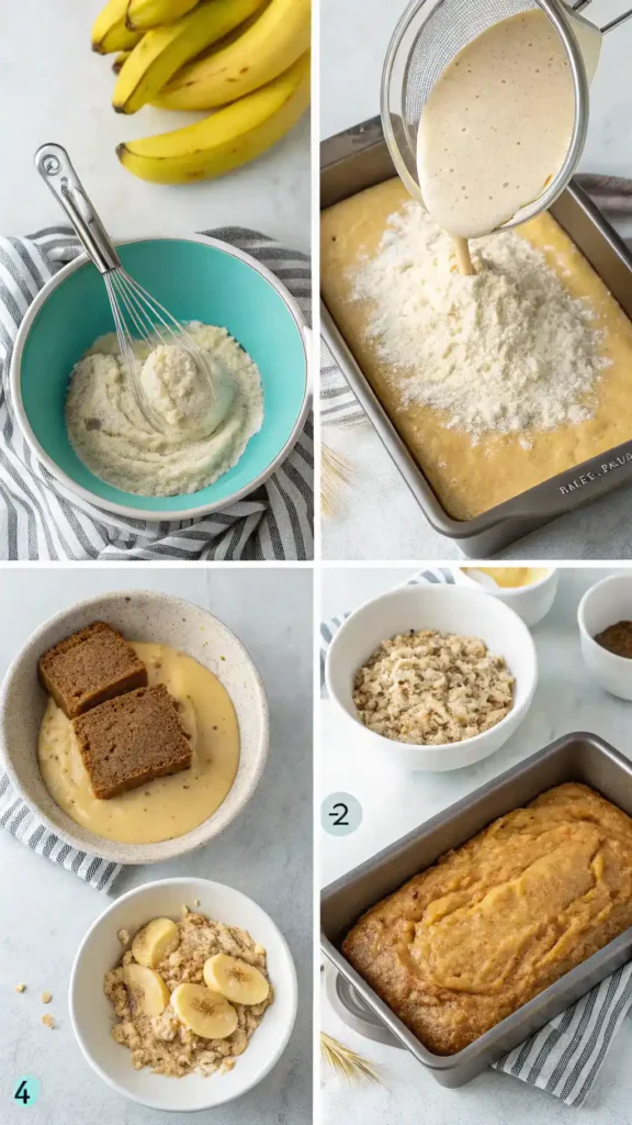 Making Hawaiian Coconut Banana Bread