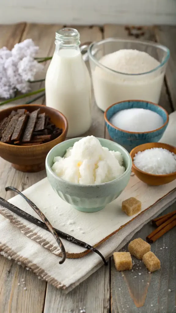 Making Snow Cream