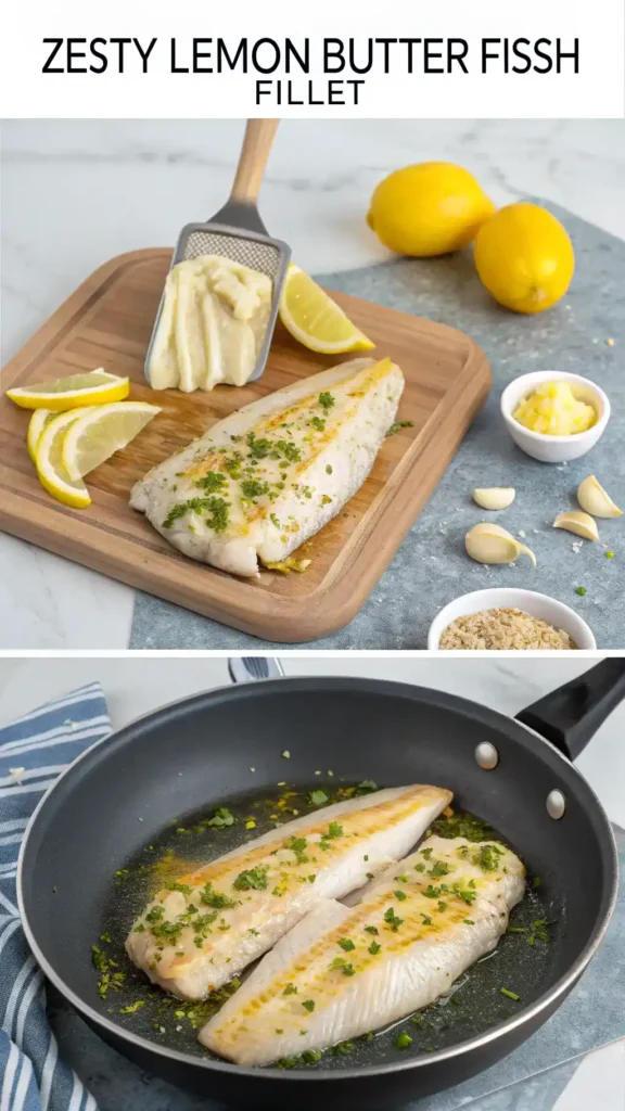 Cooking Zesty Lemon Butter Fish Fillet