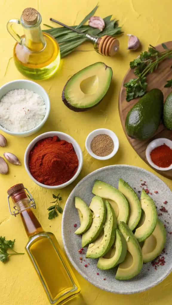 Ingredients for Avocado Chips