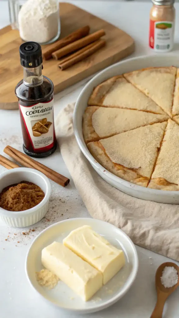 Ingredients for Cinnamon-Sugar Pizza