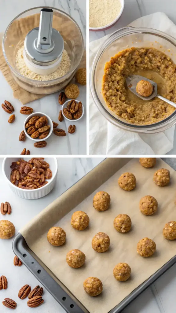 How to make Pecan Pie Balls