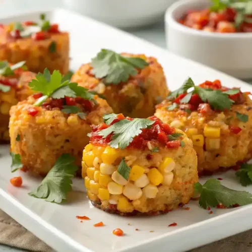 Delicious Spicy Mexican Corn Bites