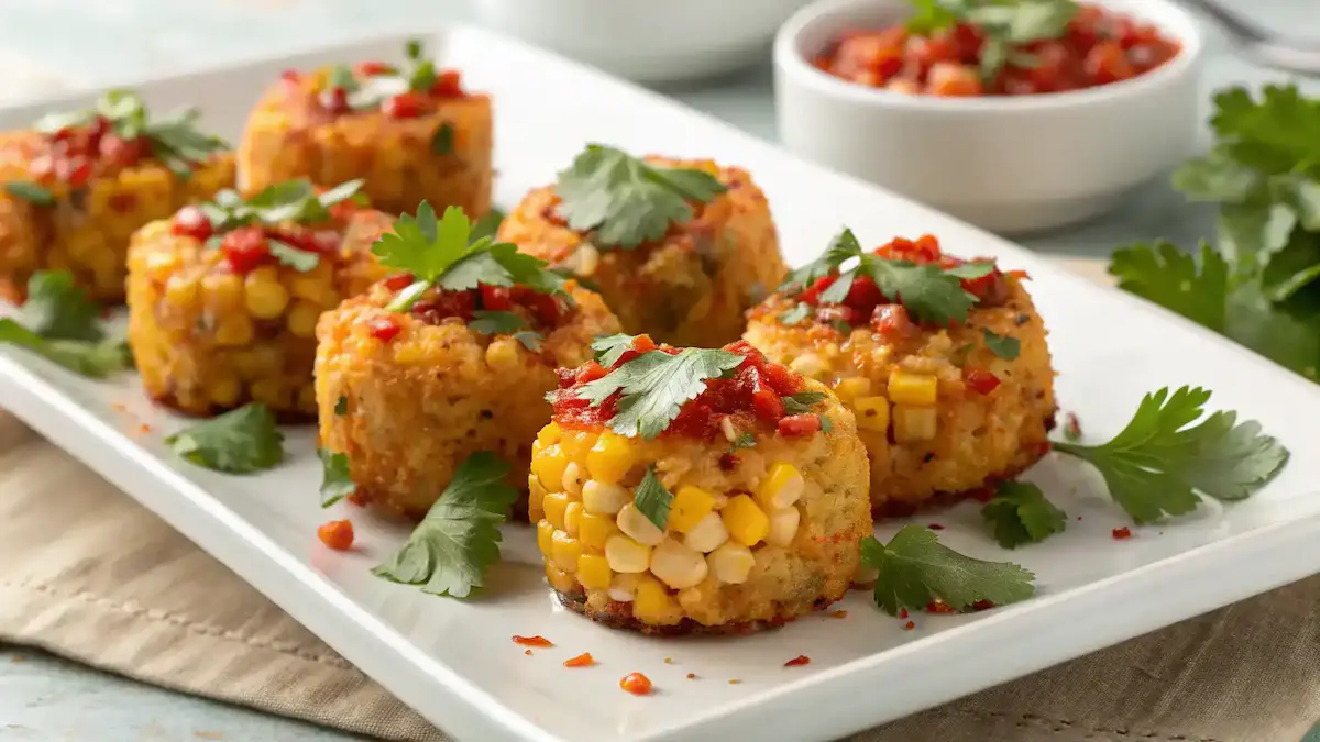 Delicious Spicy Mexican Corn Bites