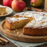 Freshly baked Amish Applesauce Cake